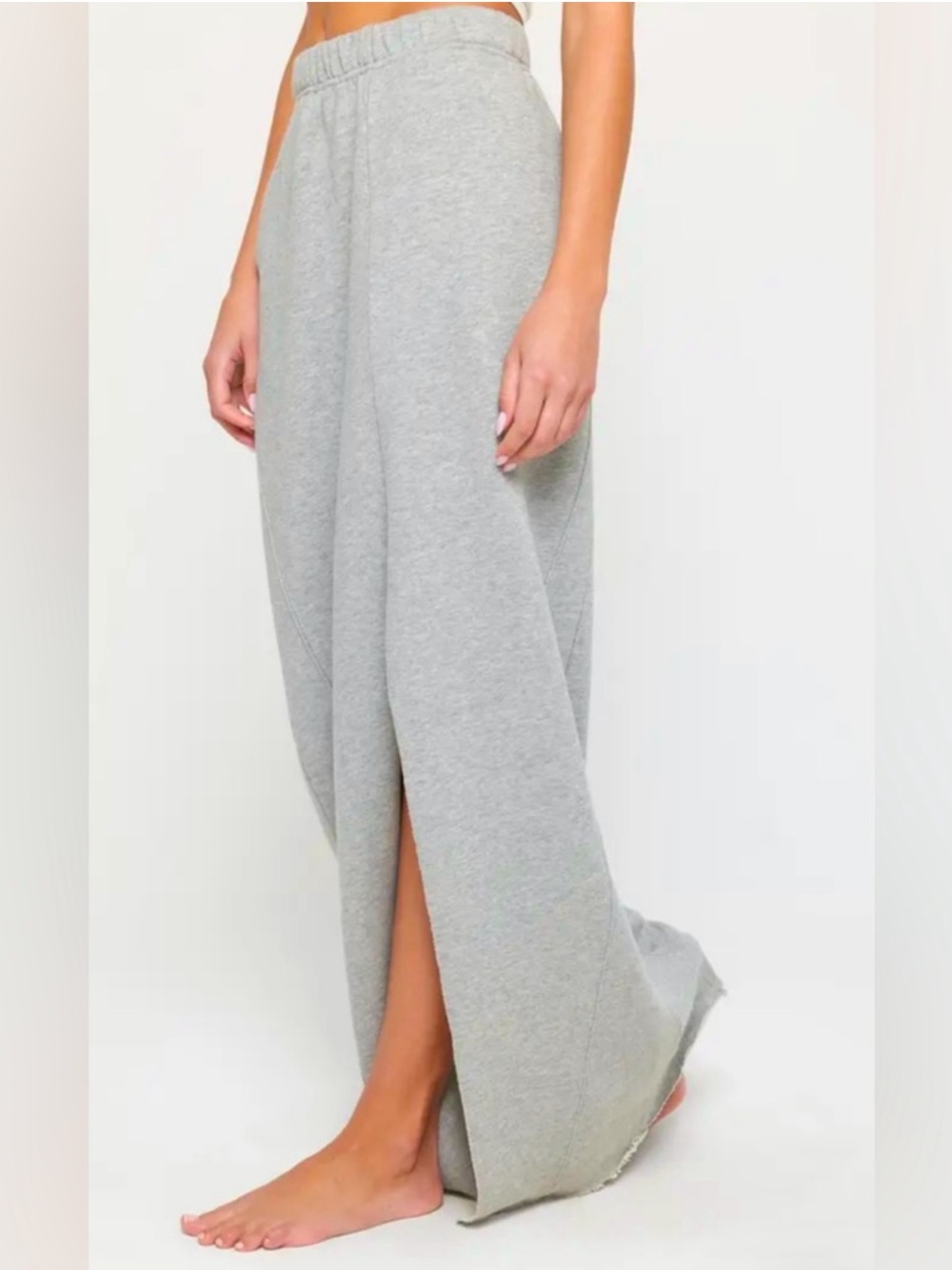 Spiritual Gangster Maxi Split Sweat Skirt Medium